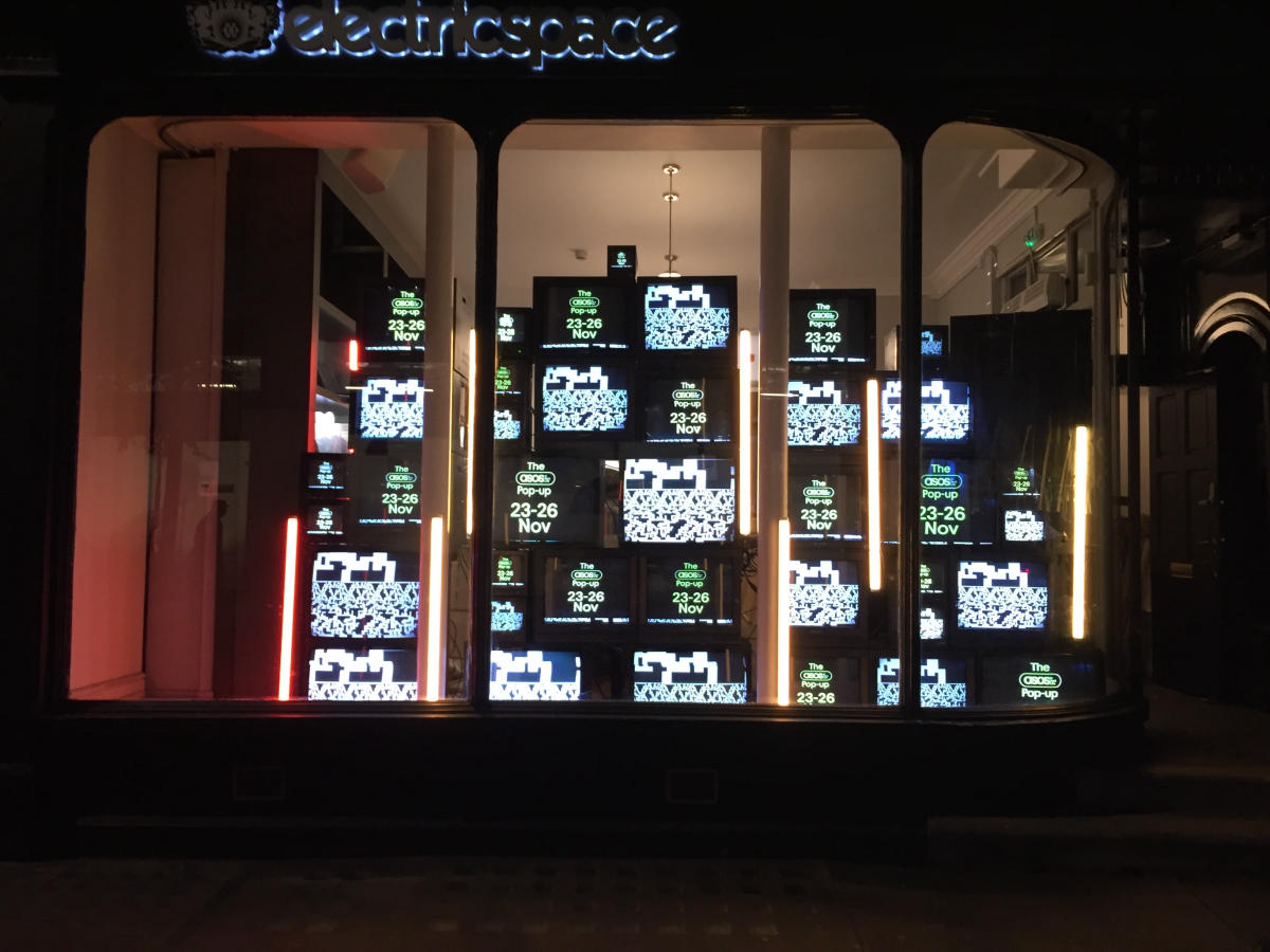 Mega Monitors for ASOS pop up